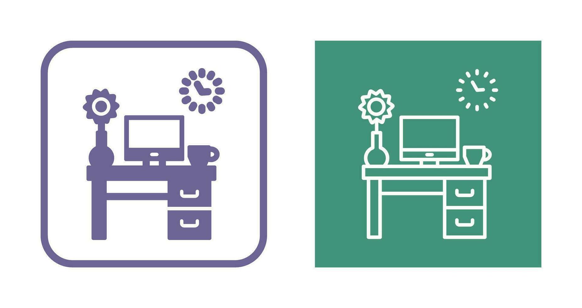 Work Table Vector Icon