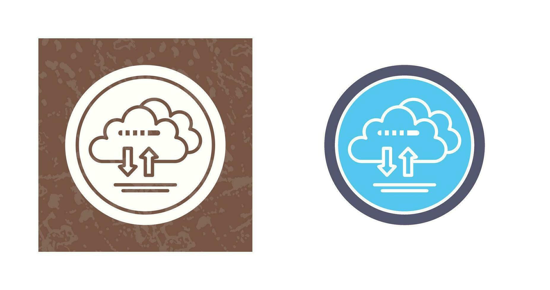 Cloud Data Vector Icon