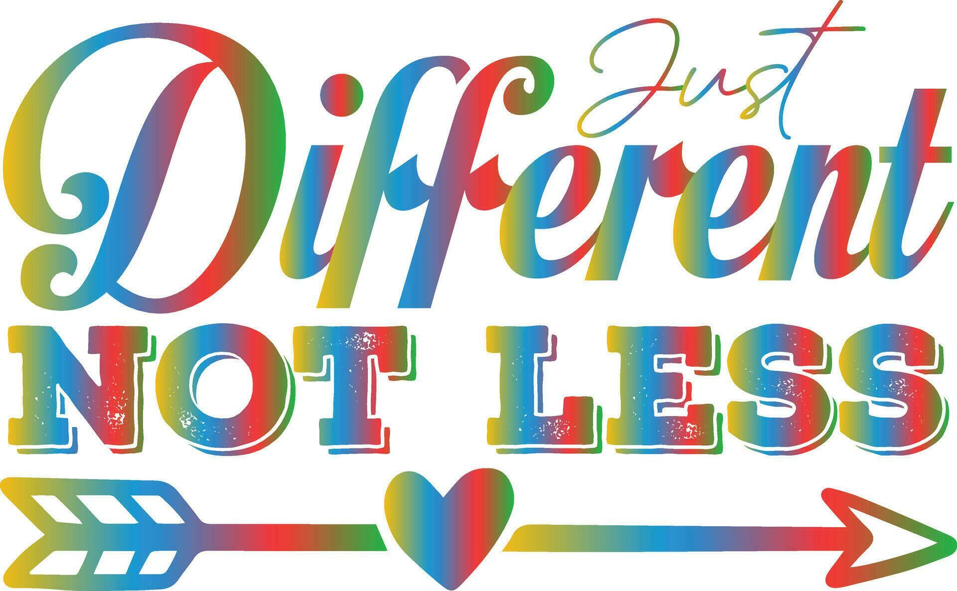 just different not less 30204971 Vector Art at Vecteezy