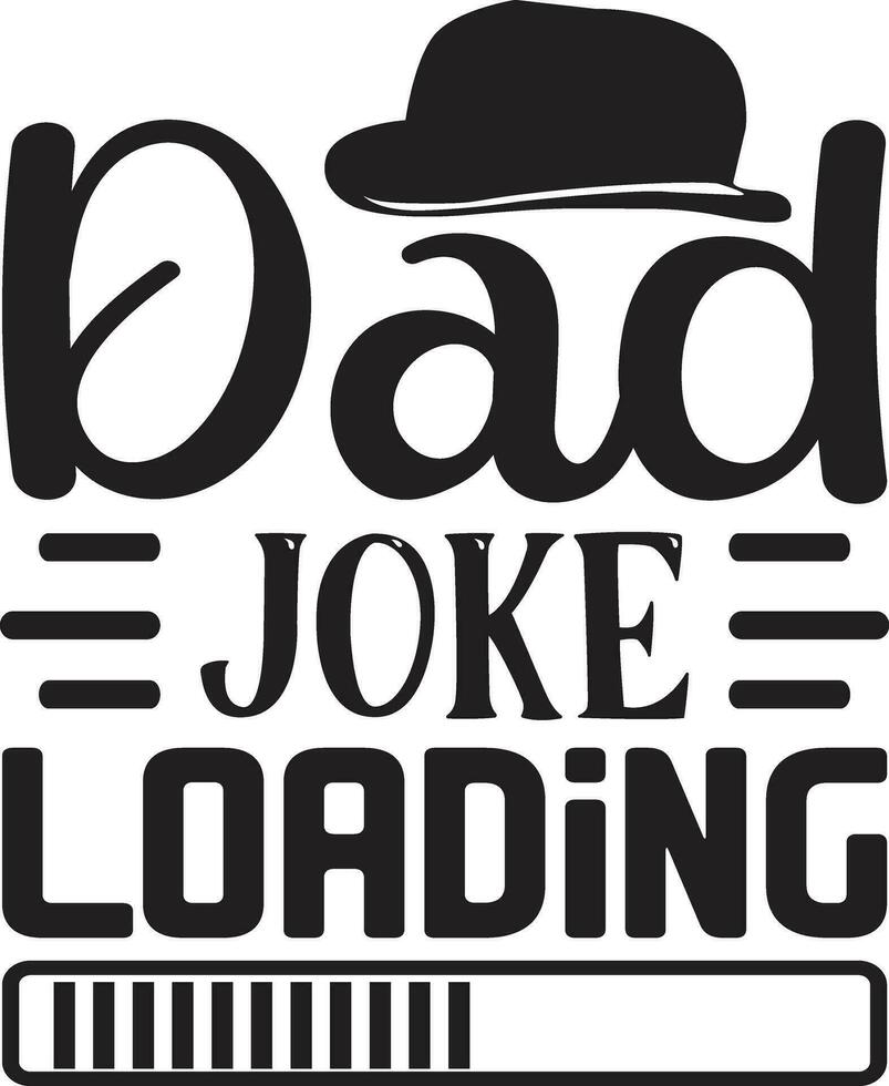 dad joke loading vector