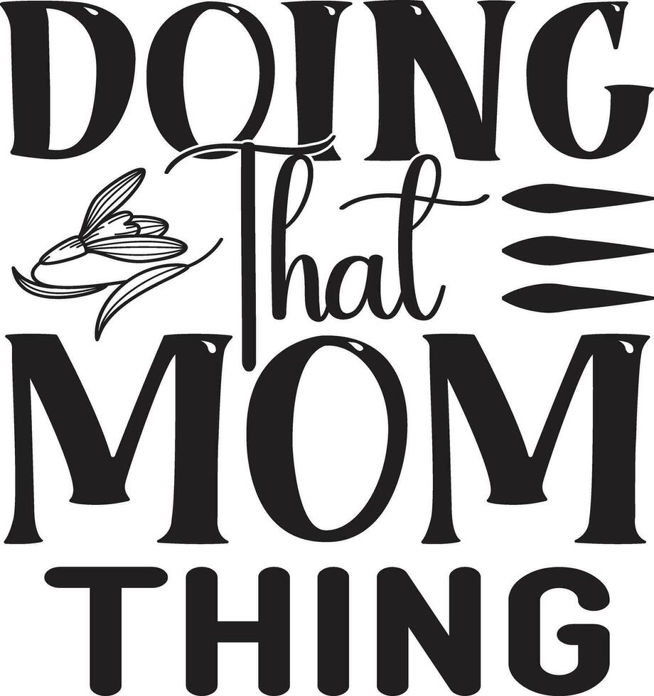 doing that mom thing vector