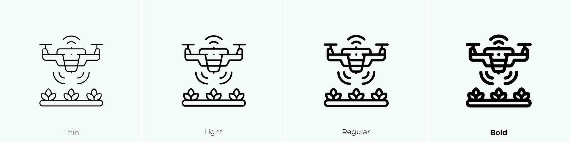 inteligente zumbido icono. delgado, luz, regular y negrita estilo diseño aislado en blanco antecedentes vector