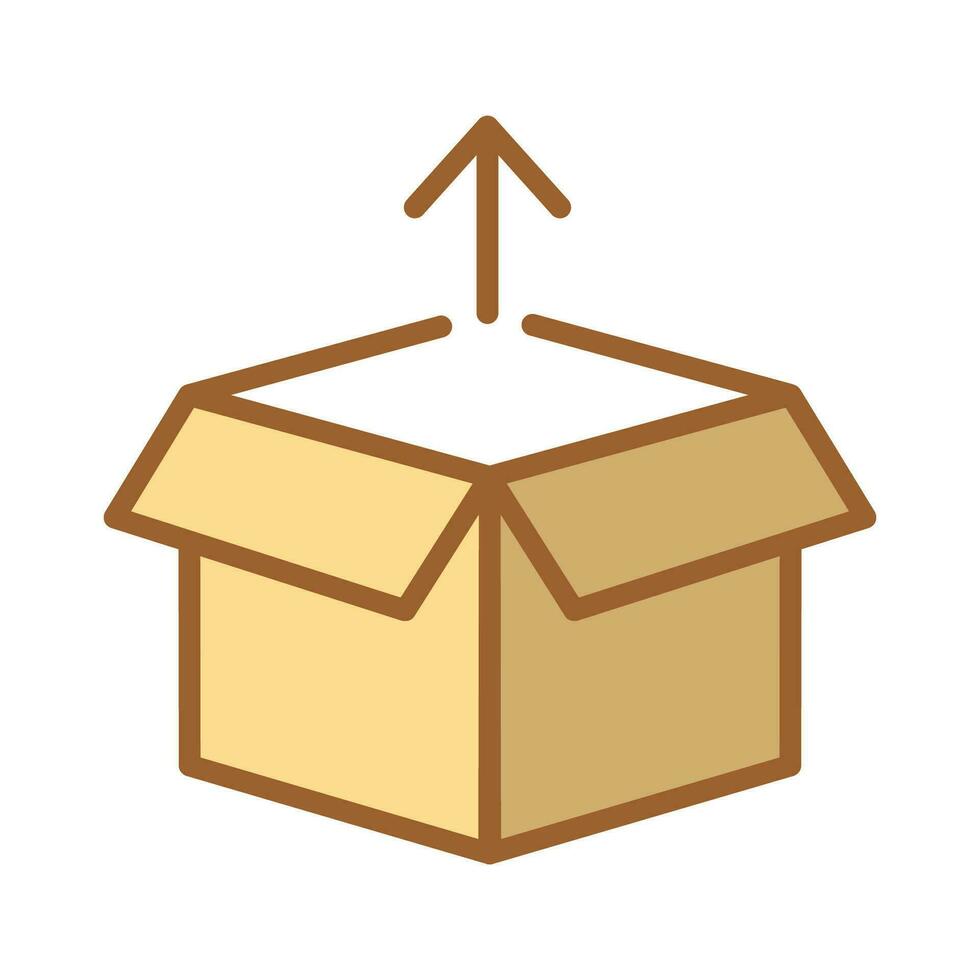 open box package symbol icon vector design illustration