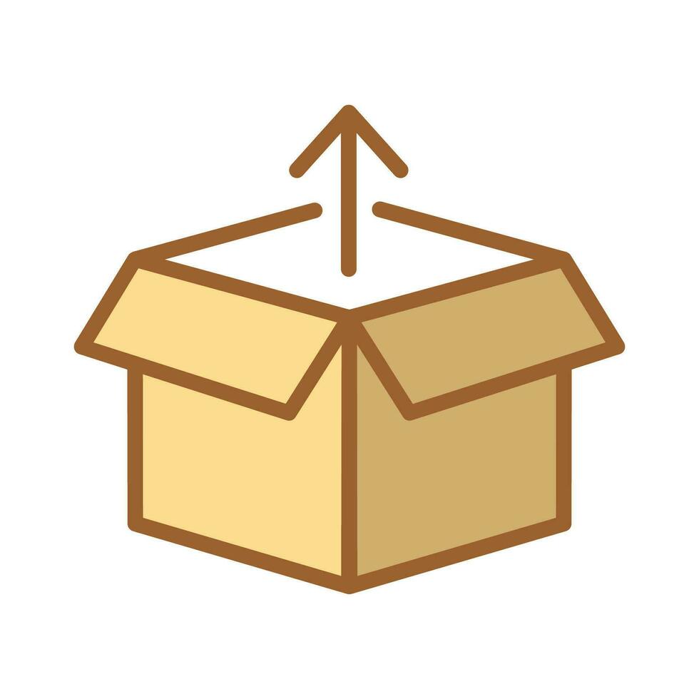 open box package symbol icon vector design illustration