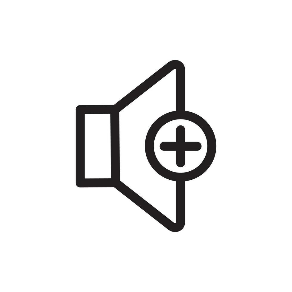 speaker icon vector volume symbol design illustration