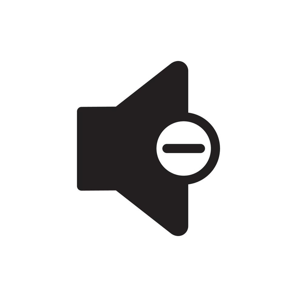 speaker icon vector volume symbol design illustration