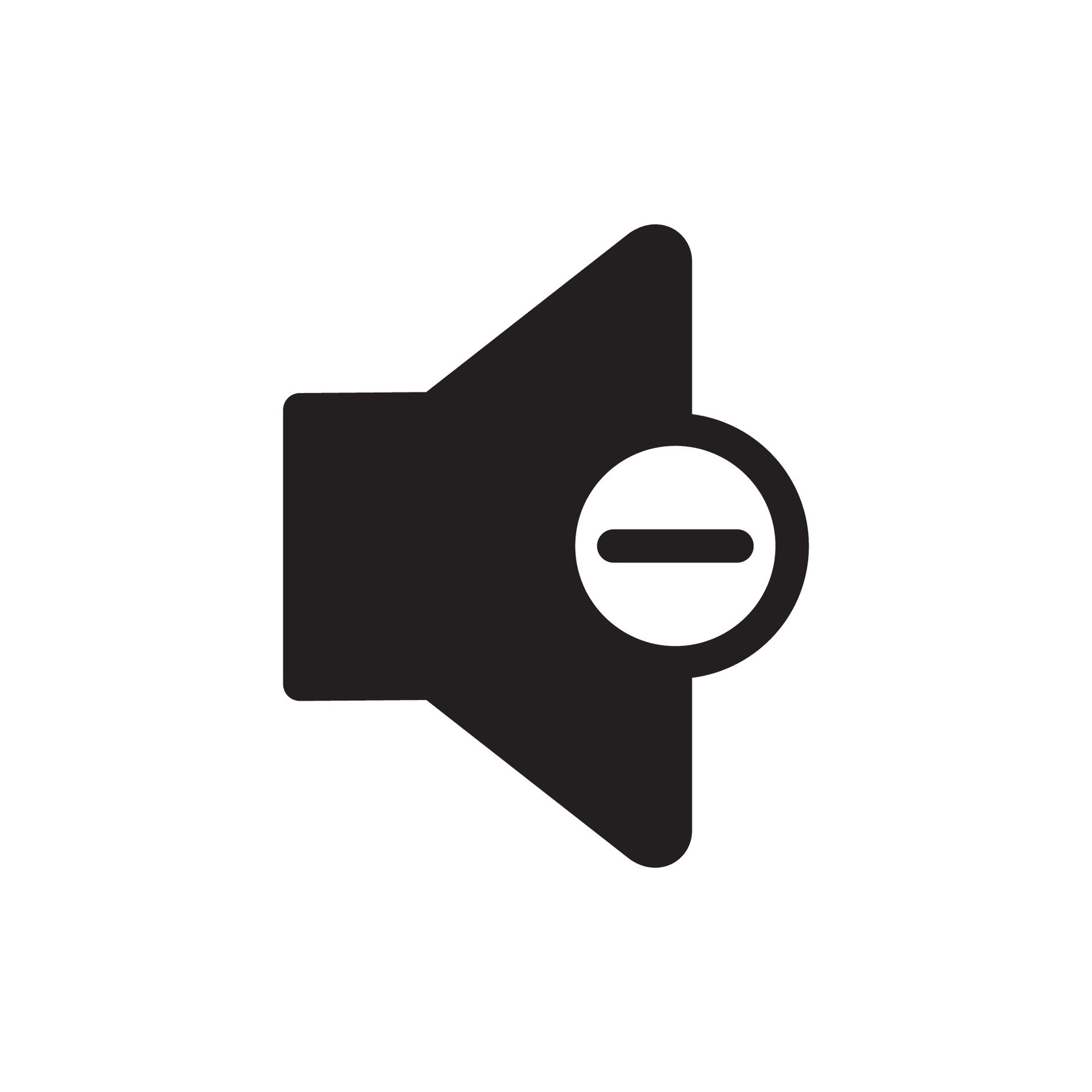 speaker icon vector volume symbol design illustration 30206246 Vector Art at Vecteezy