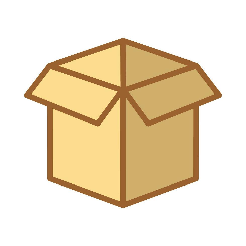 open box package symbol icon vector design illustration