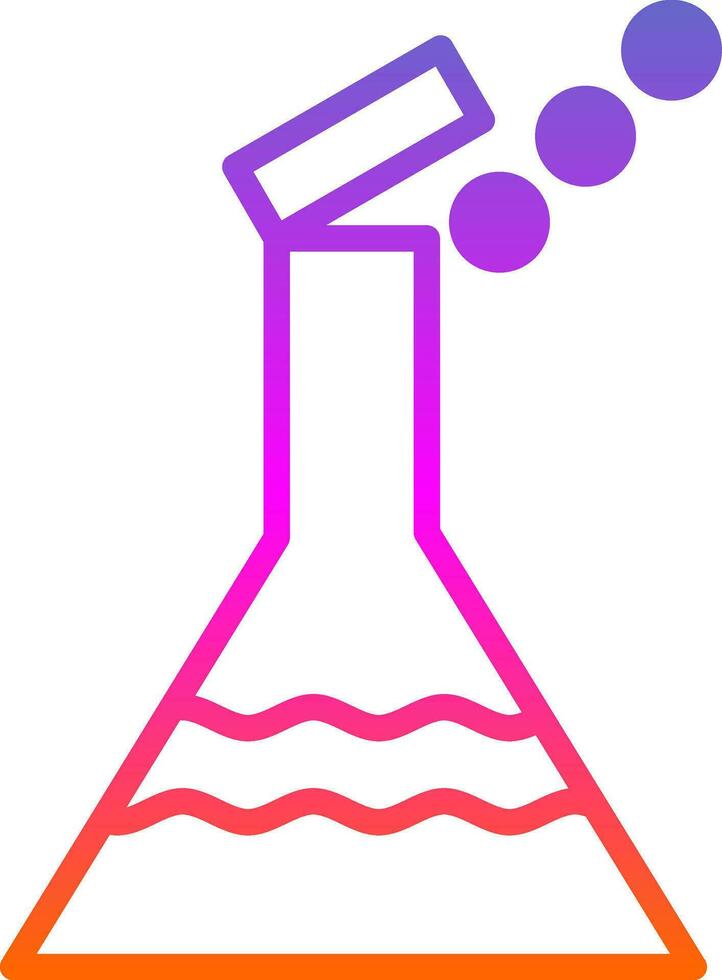 Flask Vector Icon Design