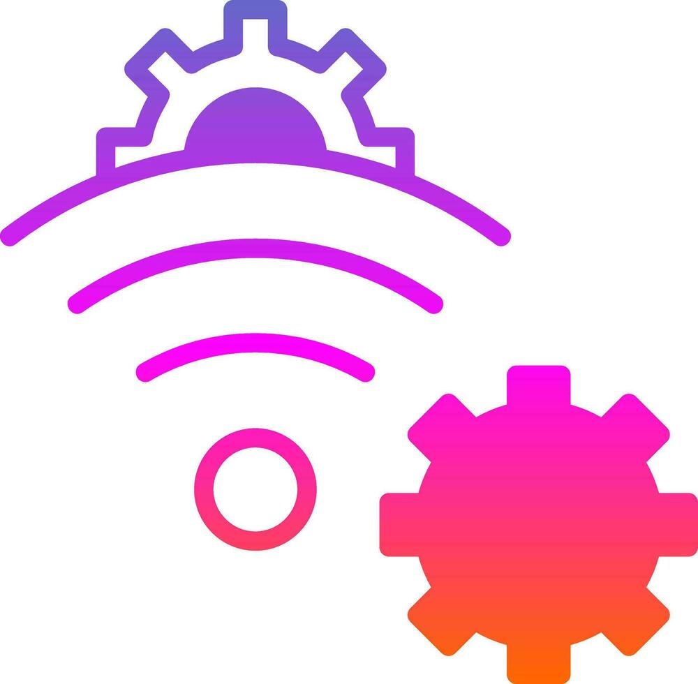 Wireless Network Setup Vector Icon Design