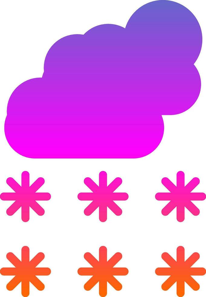 Snow Vector Icon Design