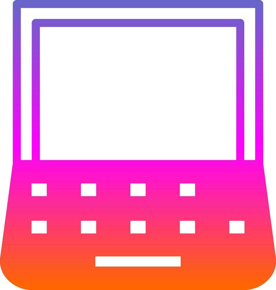 Laptop Vector Icon Design