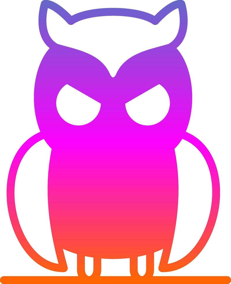 Owl Vector Icon Design