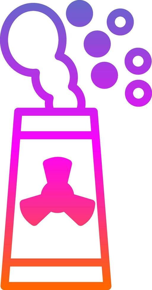 Nuclear energy Vector Icon Design