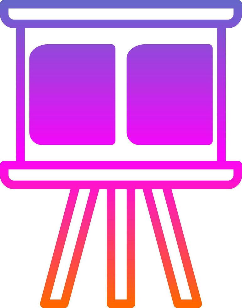 Whiteboard Vector Icon Design