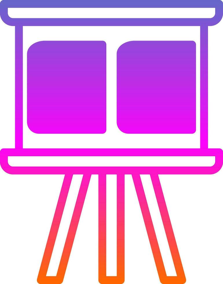 Whiteboard Vector Icon Design