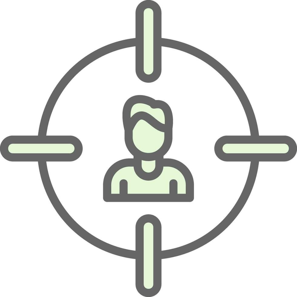 Target Audience Vector Icon Design