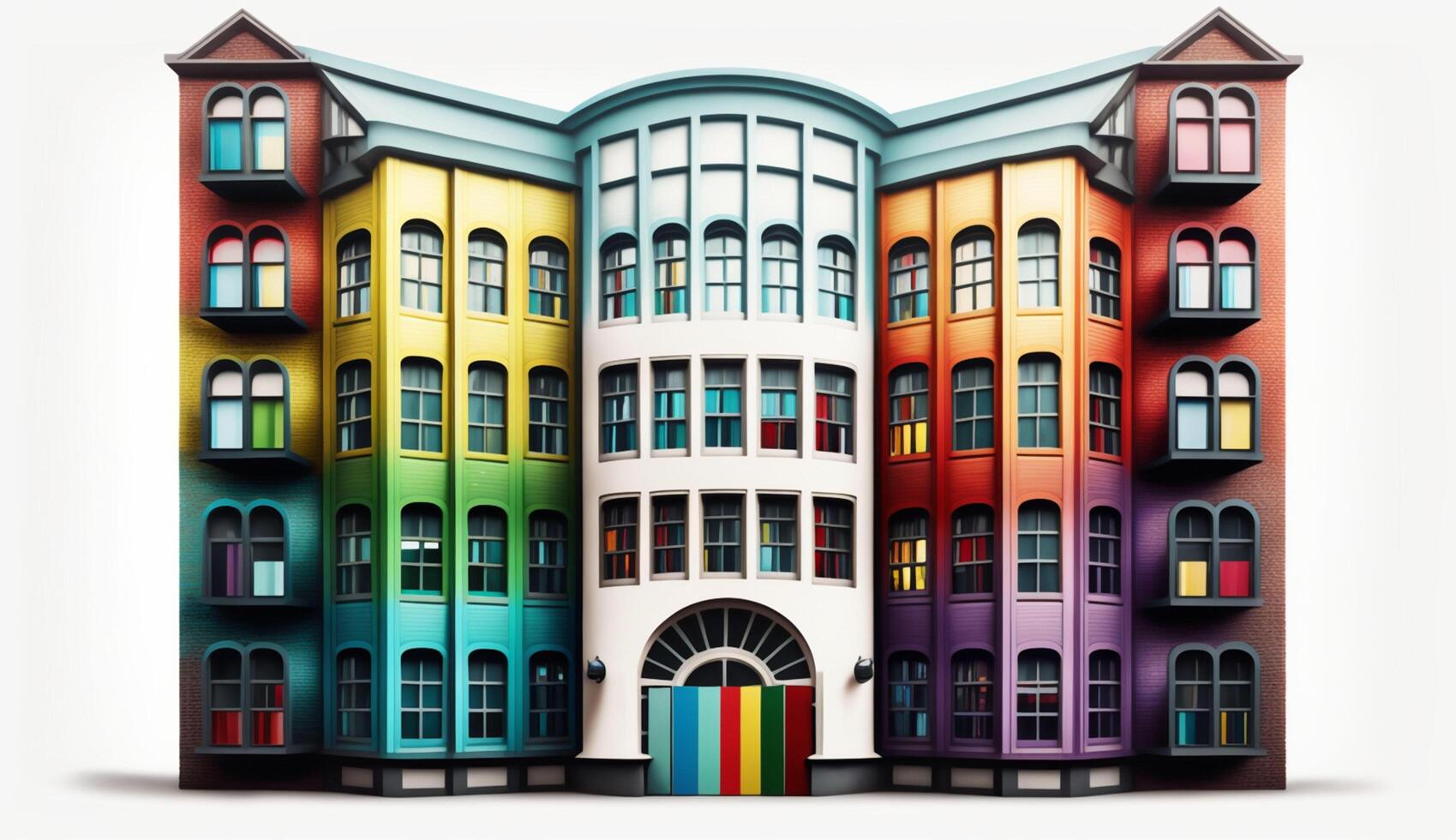 Free photo of real estate or property for template, social media design, architect designing and building a model house.