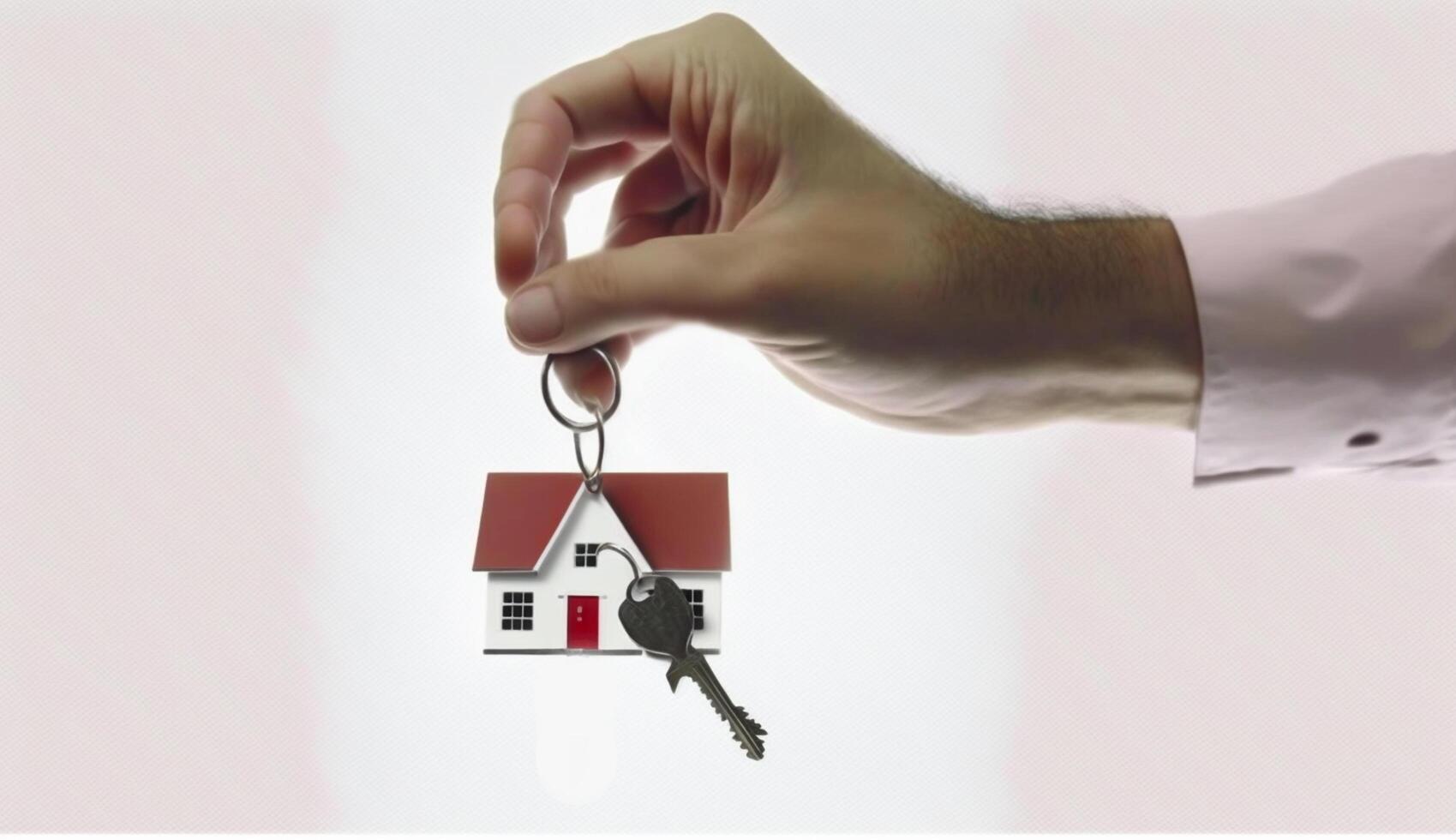 Free photo of real estate or property for template, social media design, architect designing and building a model house.