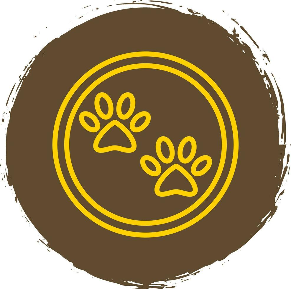 Paw print Vector Icon Design