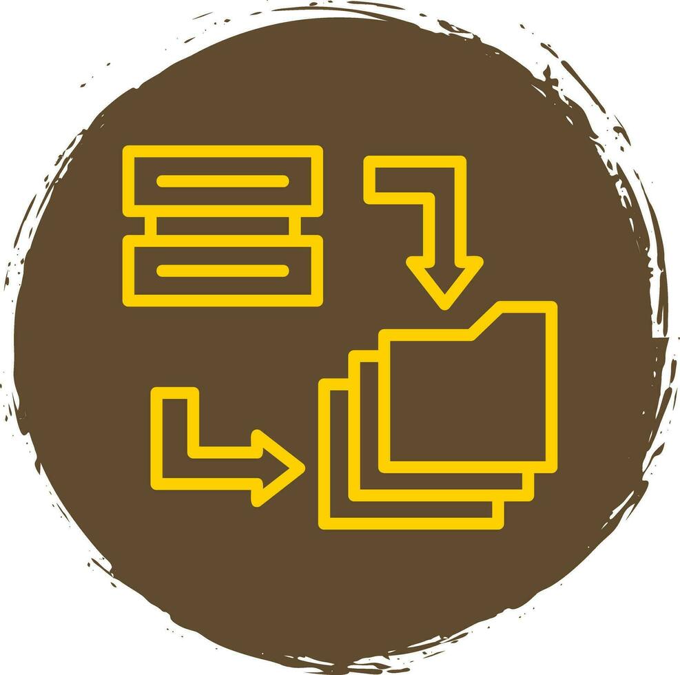 Data Migration Vector Icon Design
