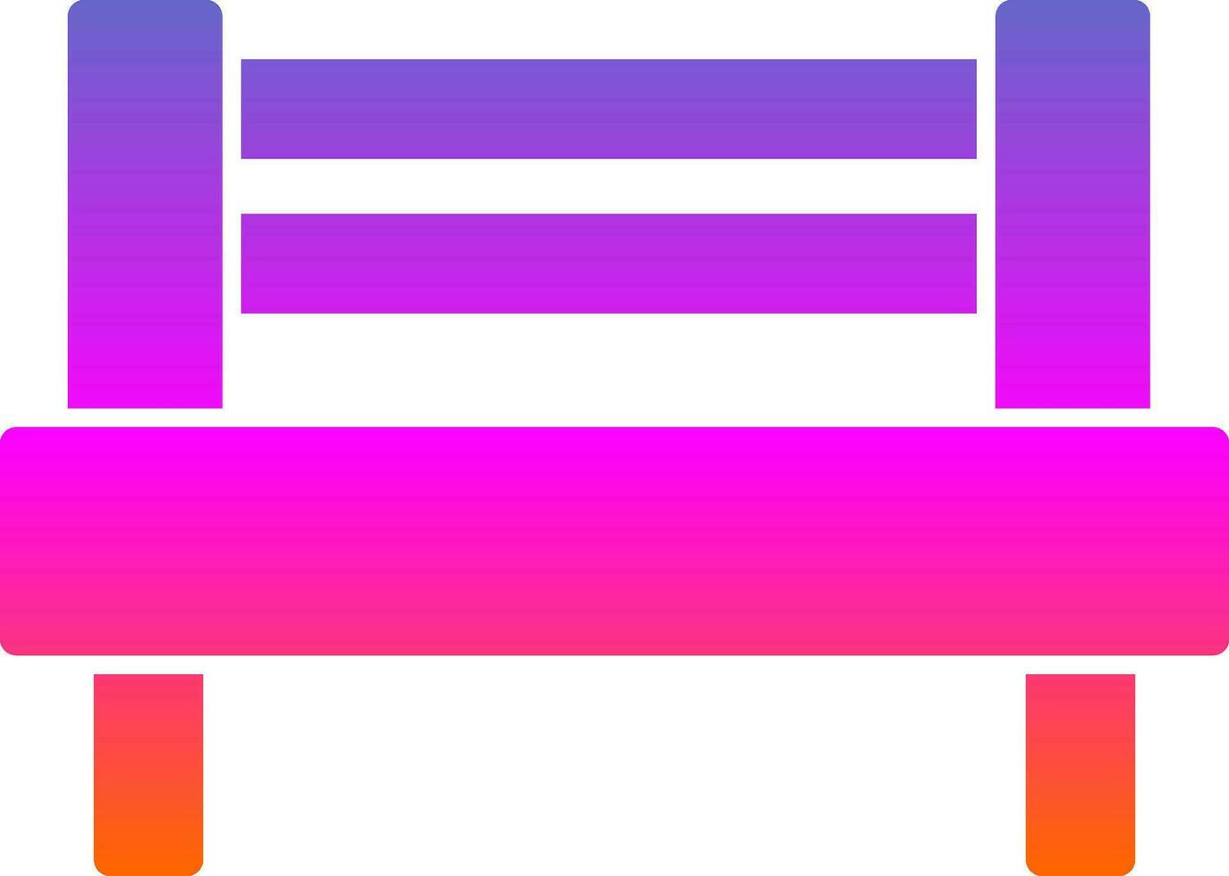 Bench Vector Icon Design
