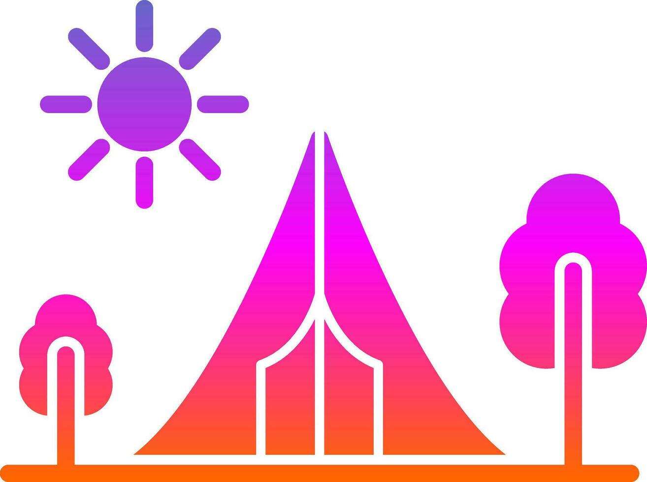 Outdoor Vector Icon Design
