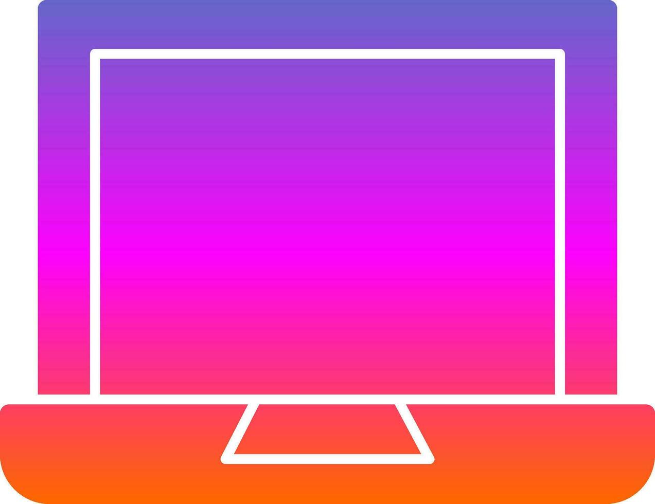 Laptop Vector Icon Design