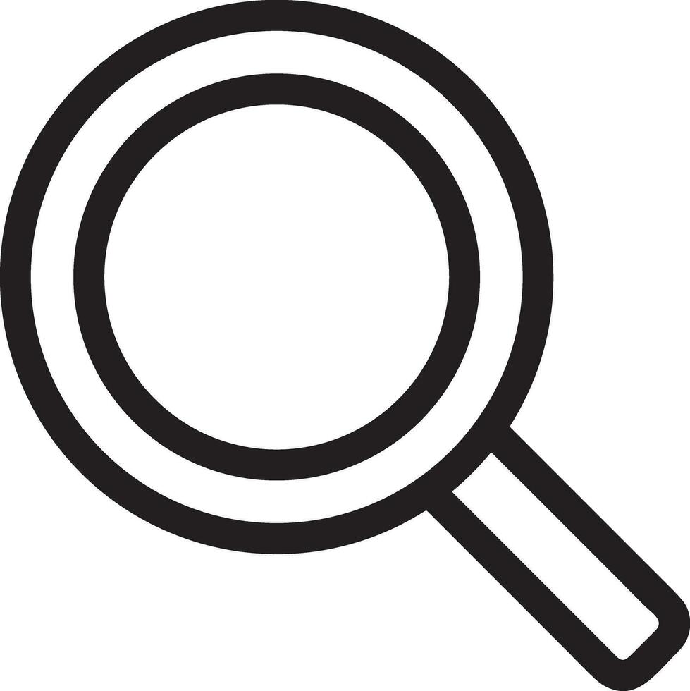 Zoom find icon symbol image vector. Illustration of the search lens design image vector