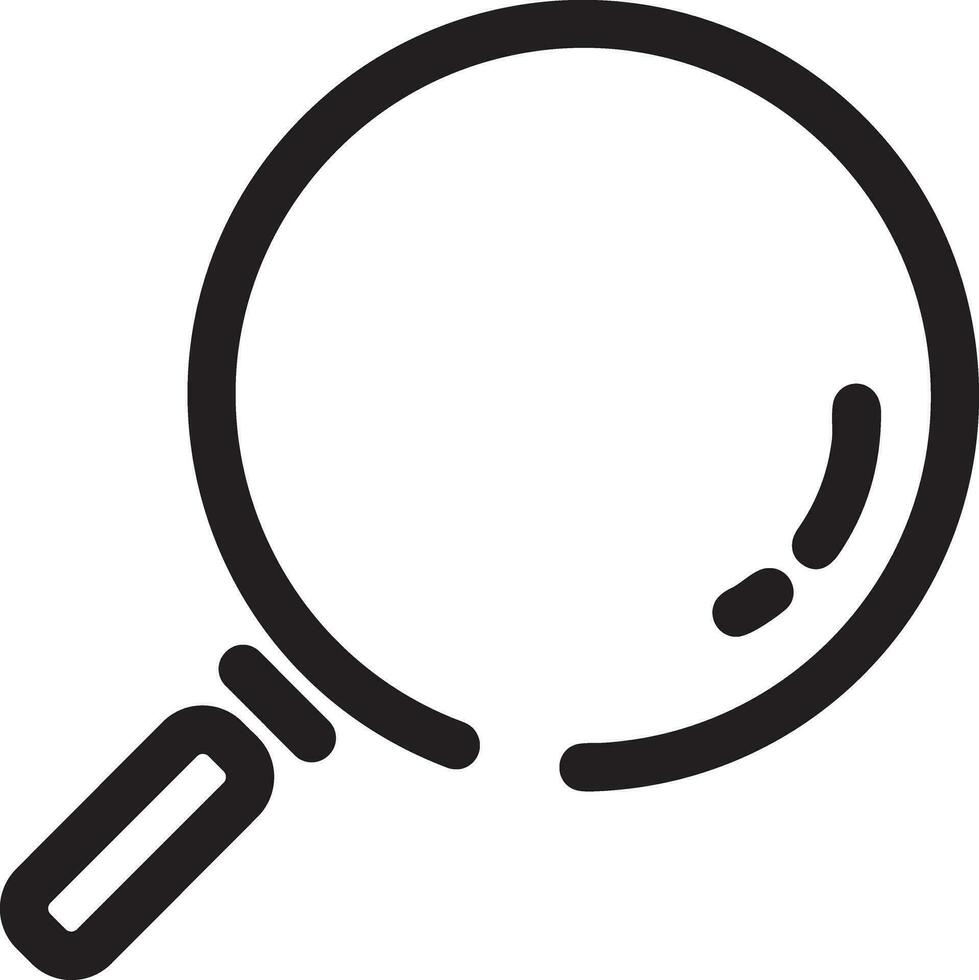 Zoom find icon symbol image vector. Illustration of the search lens design image vector