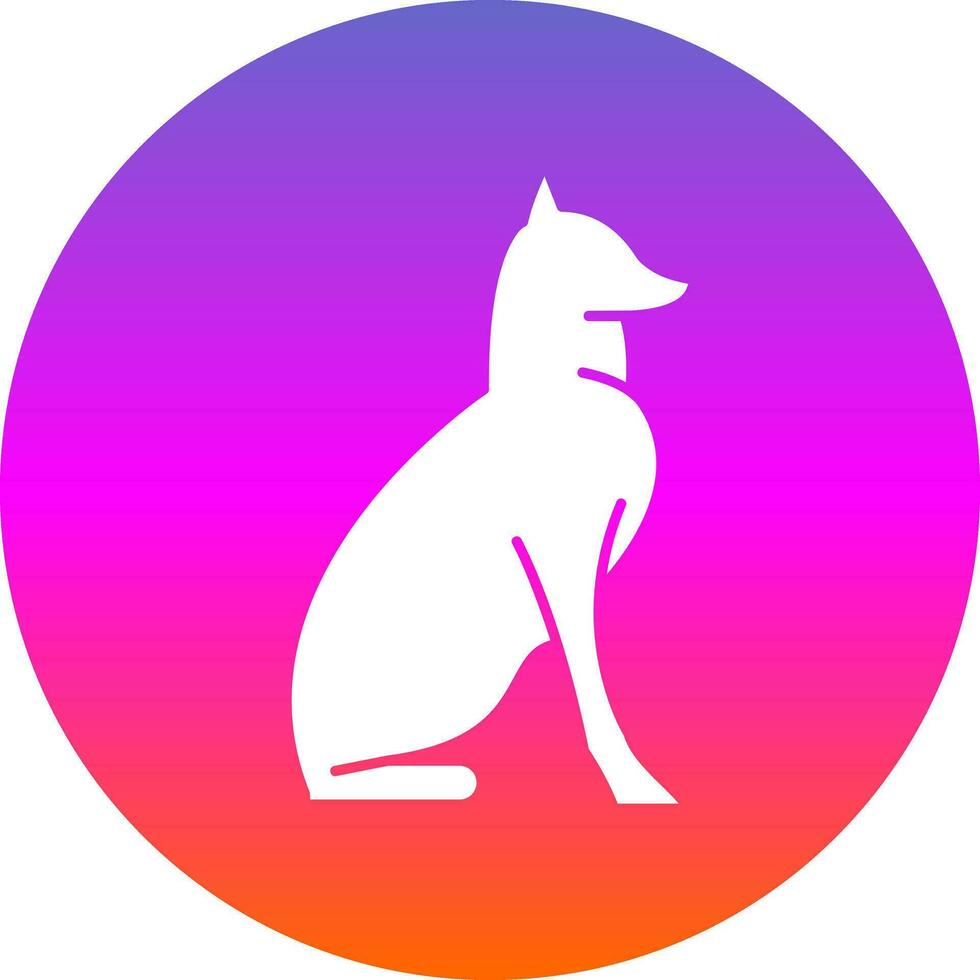 Dog Vector Icon Design