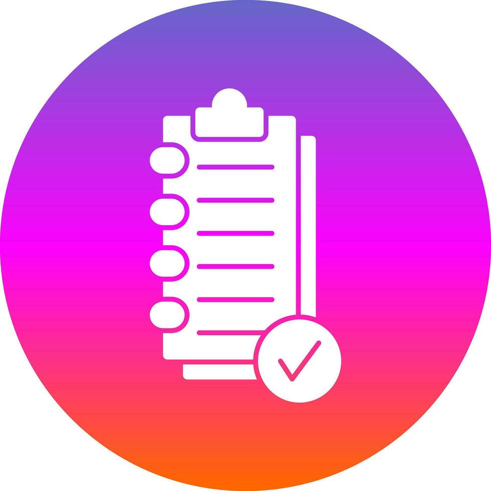 Passed Vector Icon Design