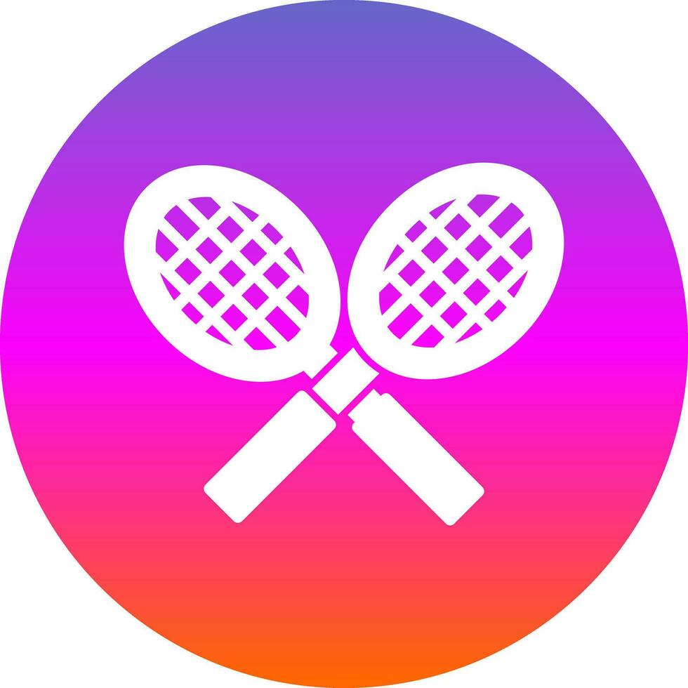 Tennis racket Vector Icon Design