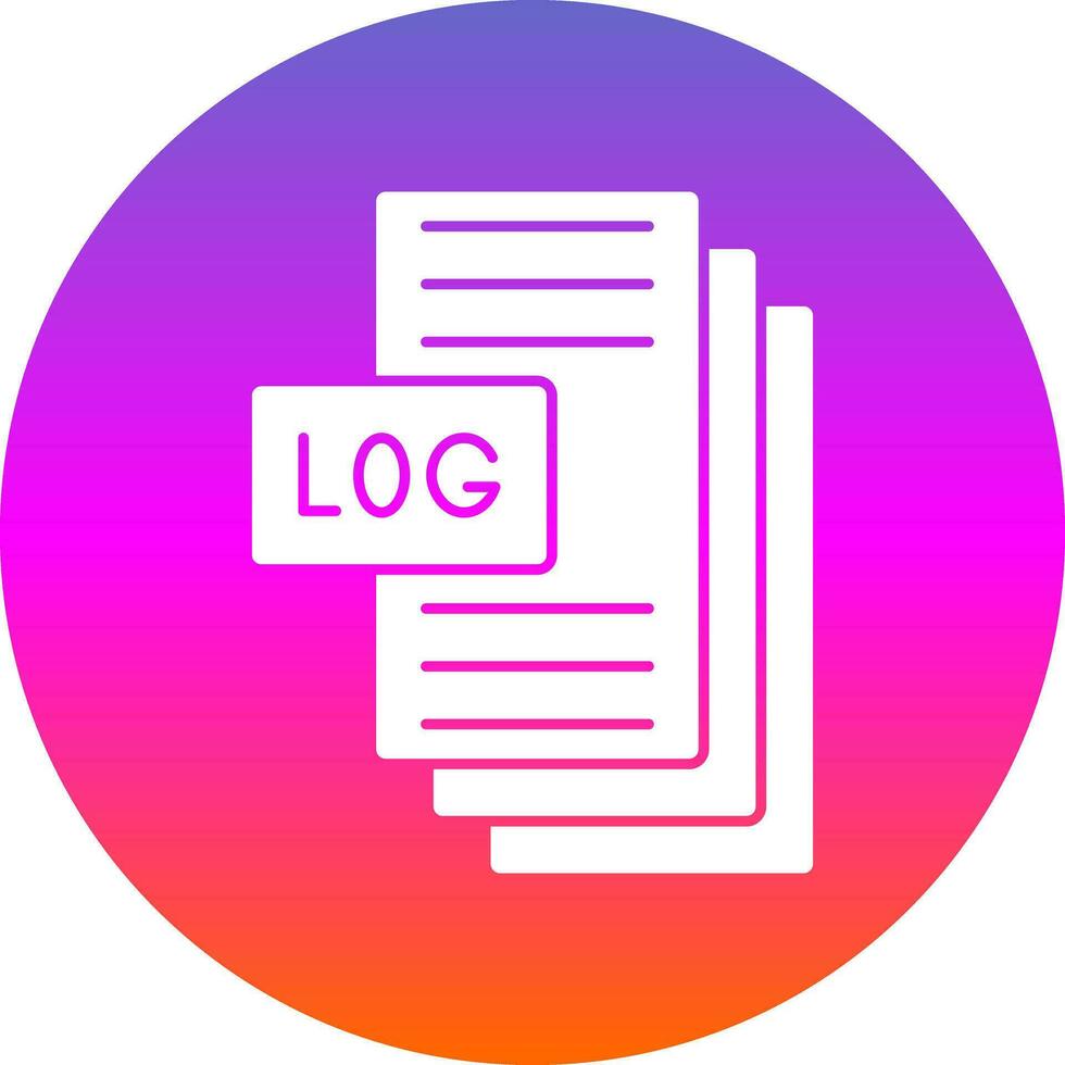 System Logs Vector Icon Design