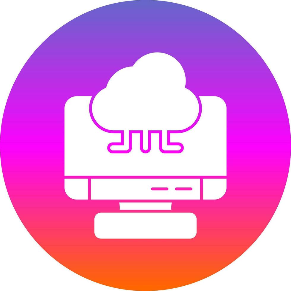 Cloud Computing Vector Icon Design