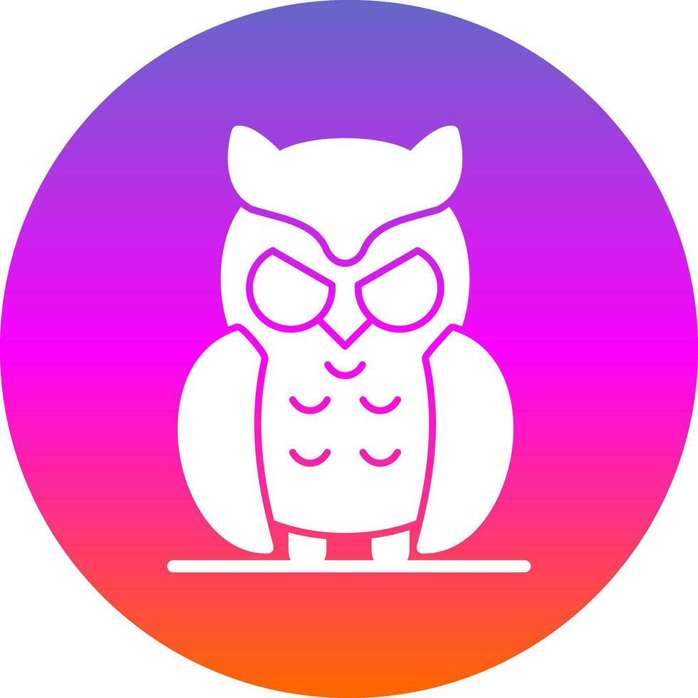 Owl Vector Icon Design