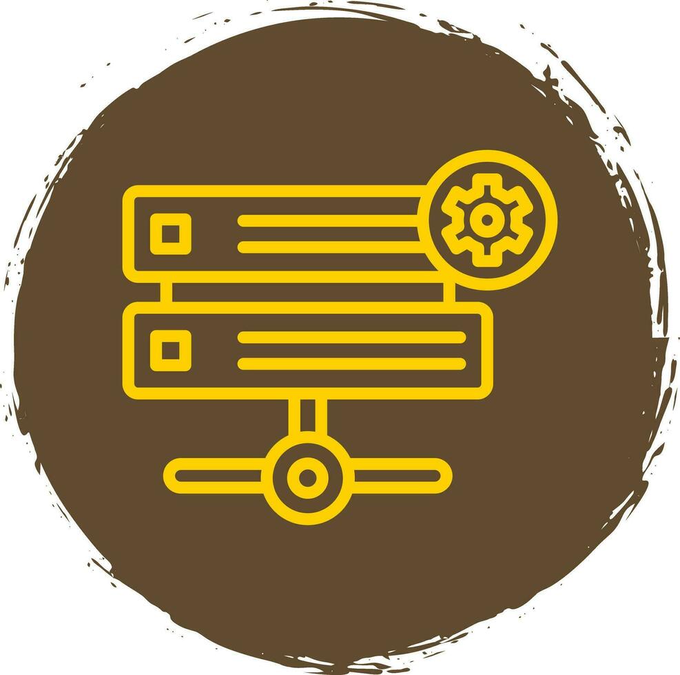 Hosting Vector Icon Design