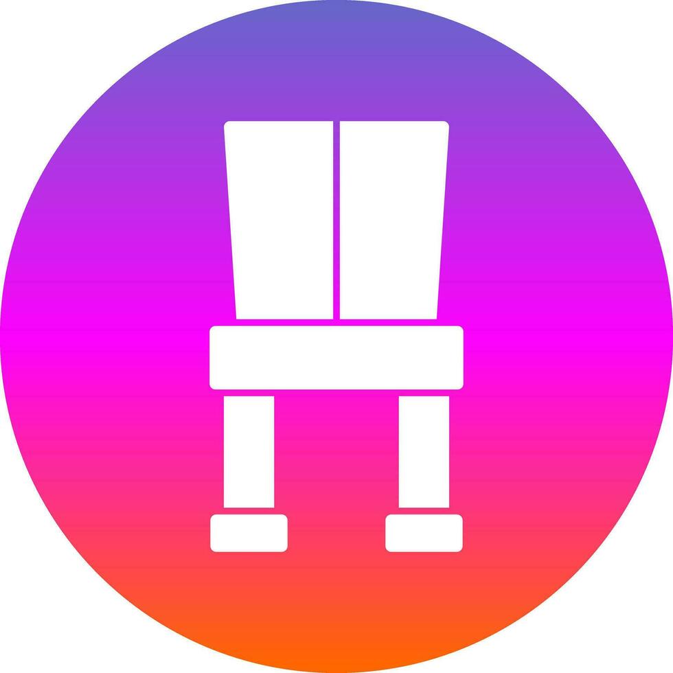 diseño de icono de vector de silla