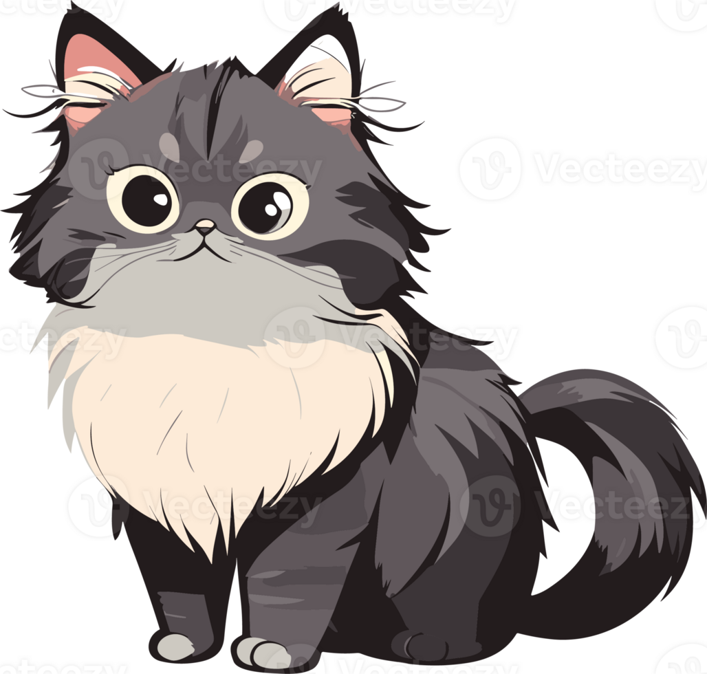 MaineCoon Cat ai generative png