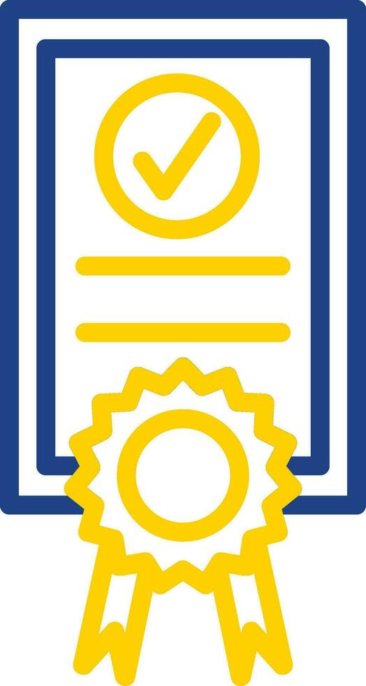 Certficate Vector Icon Design