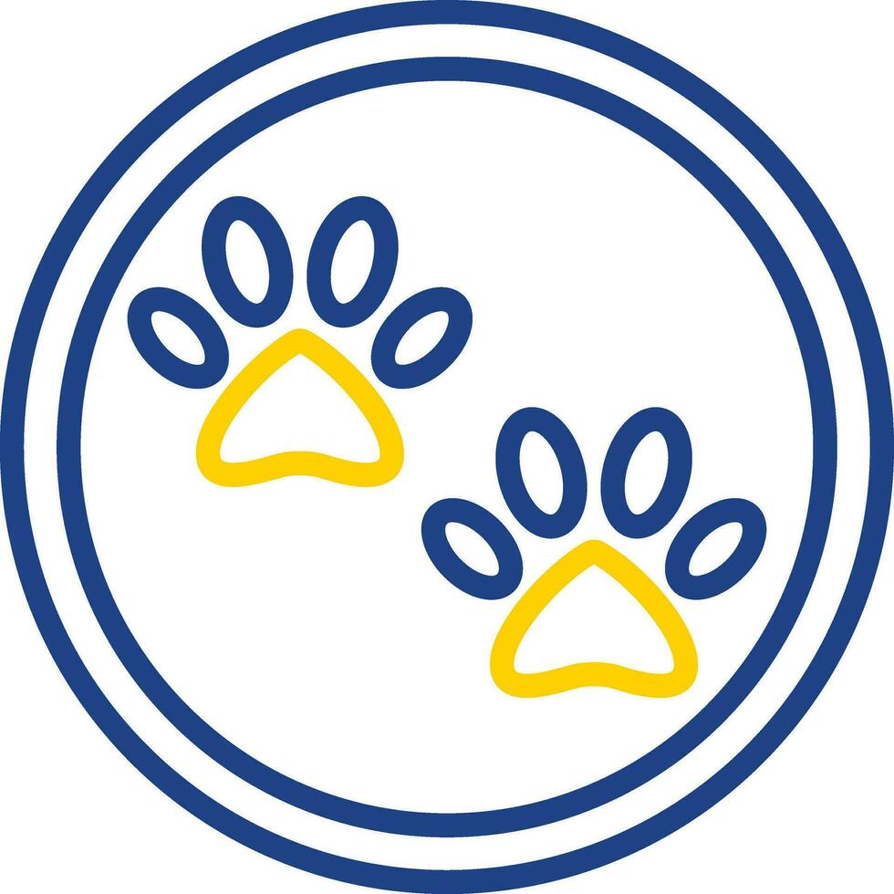 Paw print Vector Icon Design