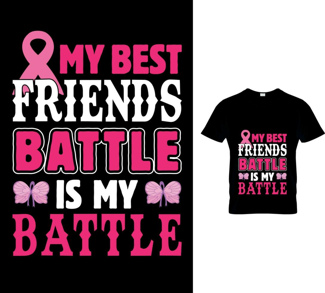 Best Breast Cancer Awareness T-Shirt Design vector