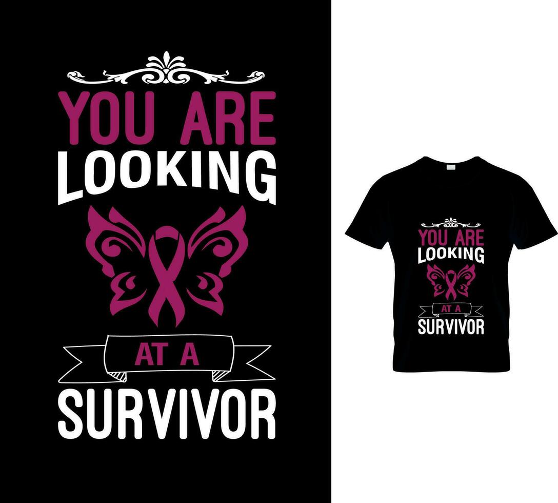 Best Breast Cancer Awareness T-Shirt Design vector