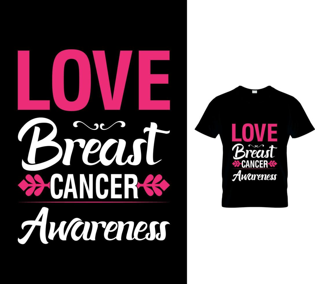 Best Breast Cancer Awareness T-Shirt Design vector