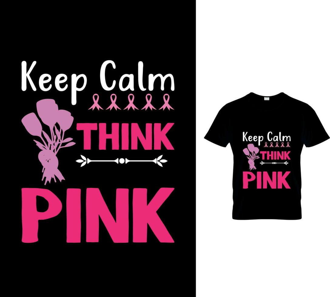 Best Breast Cancer Awareness T-Shirt Design vector