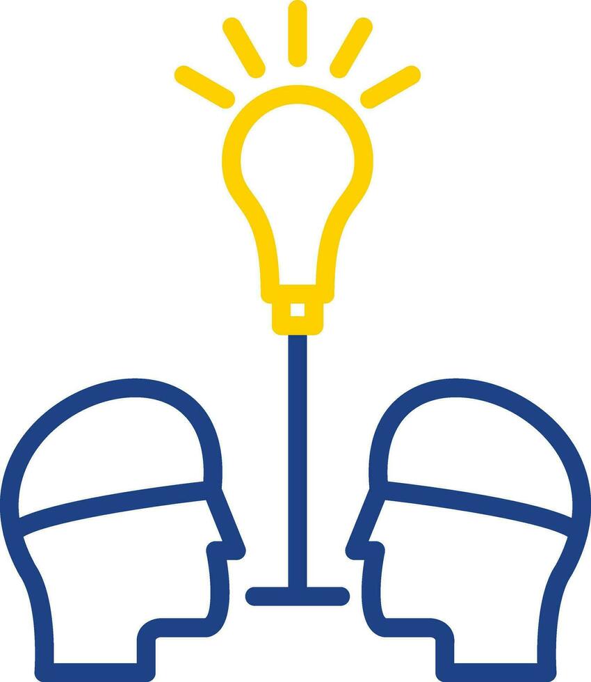 Knowledge Sharing Vector Icon Design