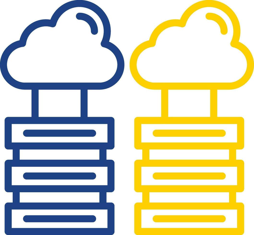 Cloud Storage Vector Icon Design