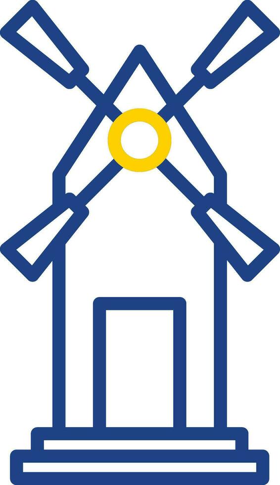 Windmill Vector Icon Design