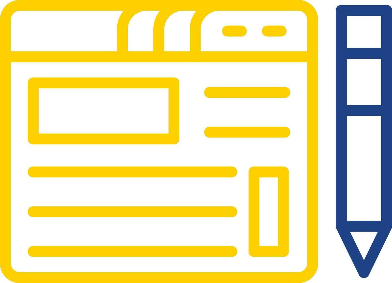 Blogging Vector Icon Design