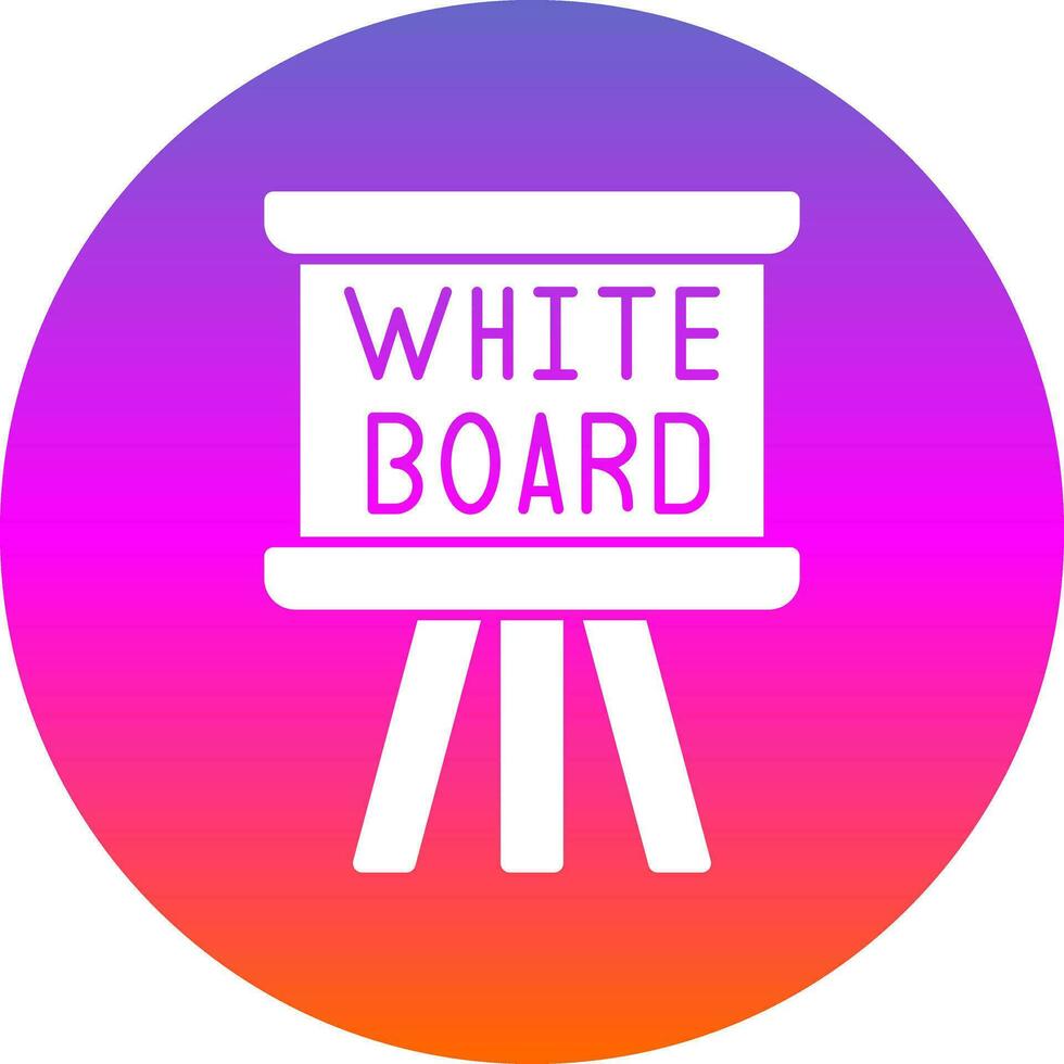 Whiteboard Vector Icon Design